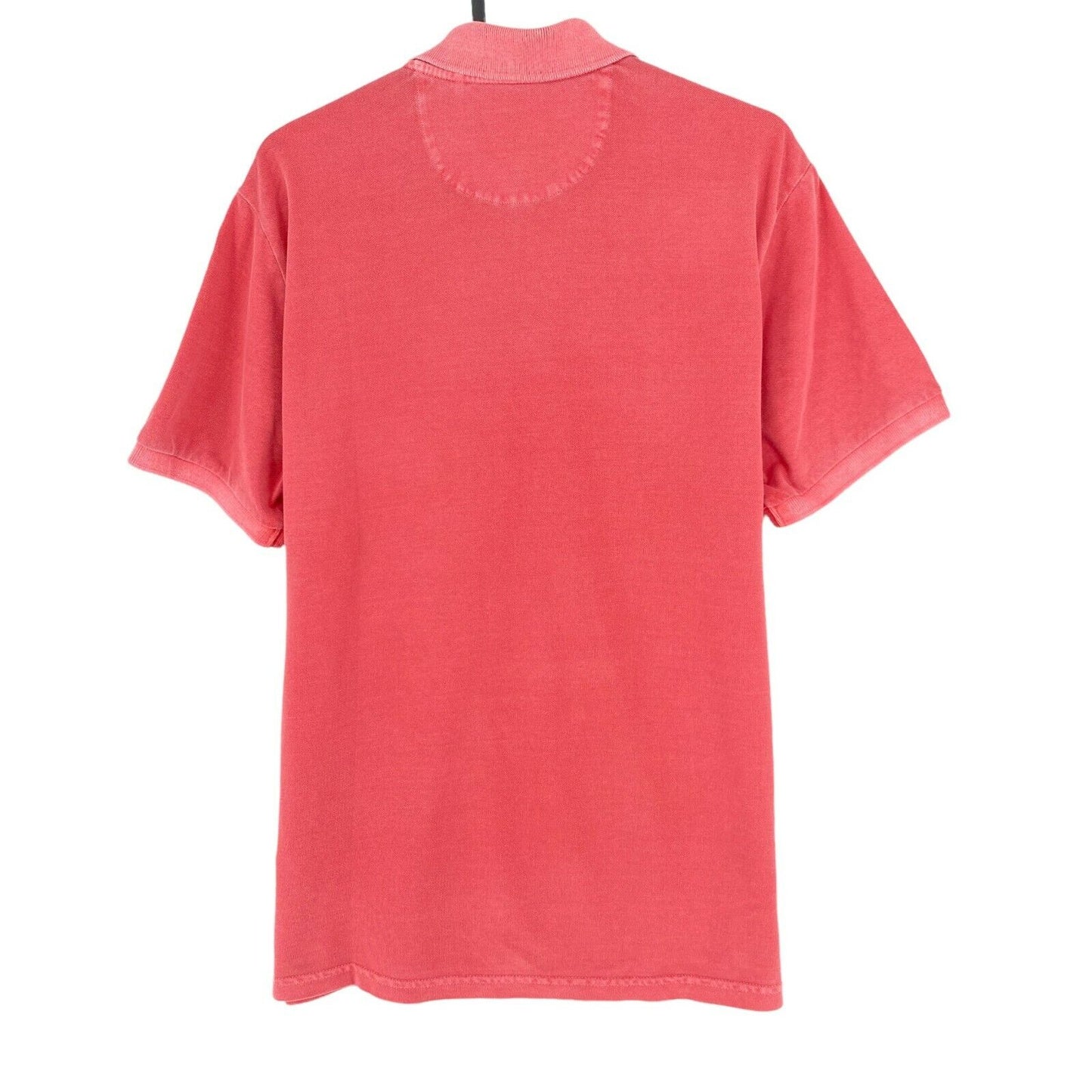 GANT T-Shirt mit Polokragen und gebleichtem Piqué, Rot, Größe S