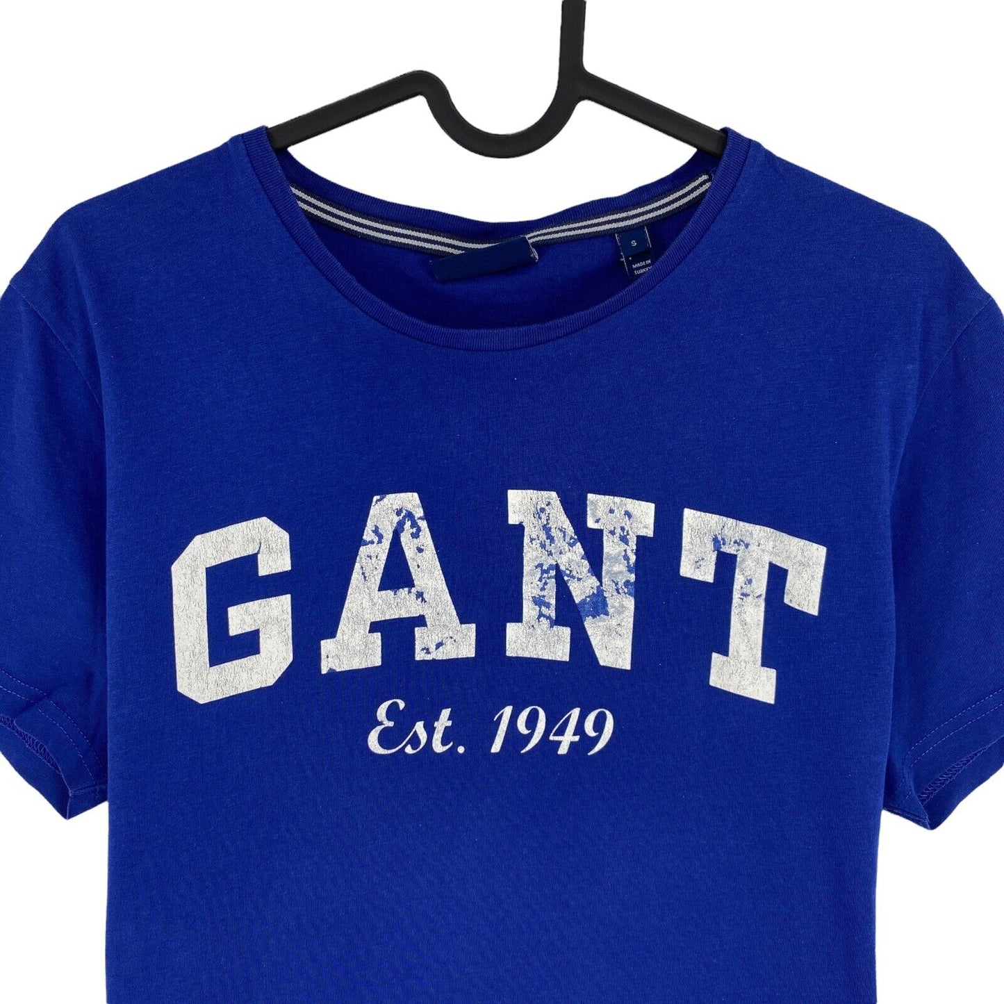 GANT Navy Blue Logo Crew Neck T-Shirt Size S