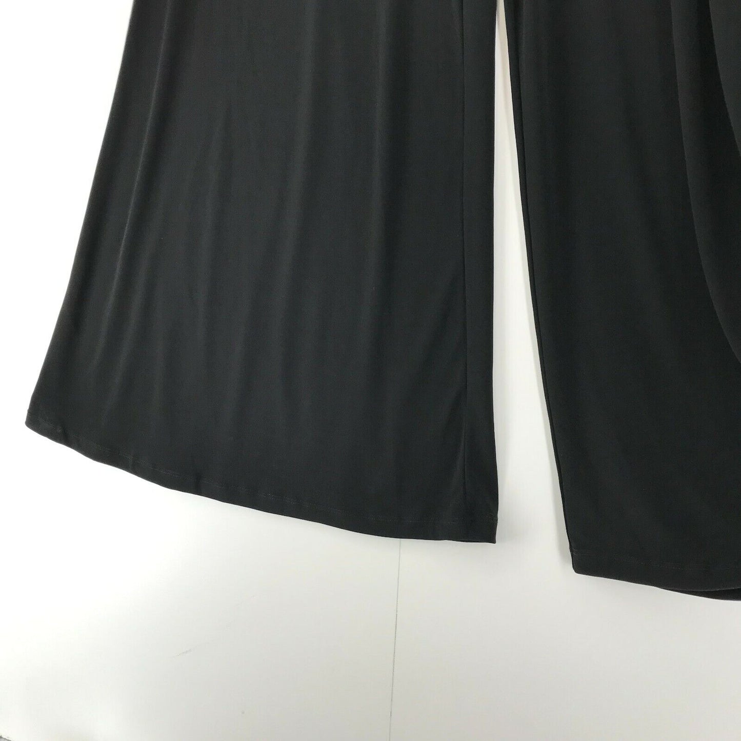 SORBET Women Black Wide Leg Trousers Size L / W31