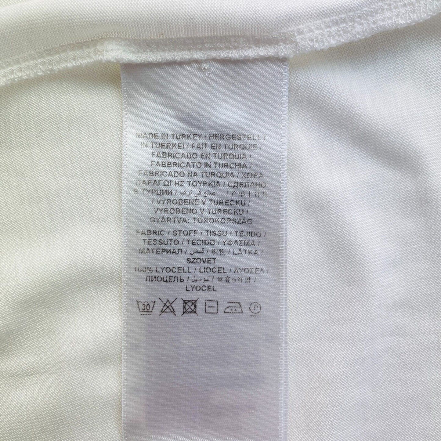 GANT White Lightweight Crew Neck T Shirt Size L