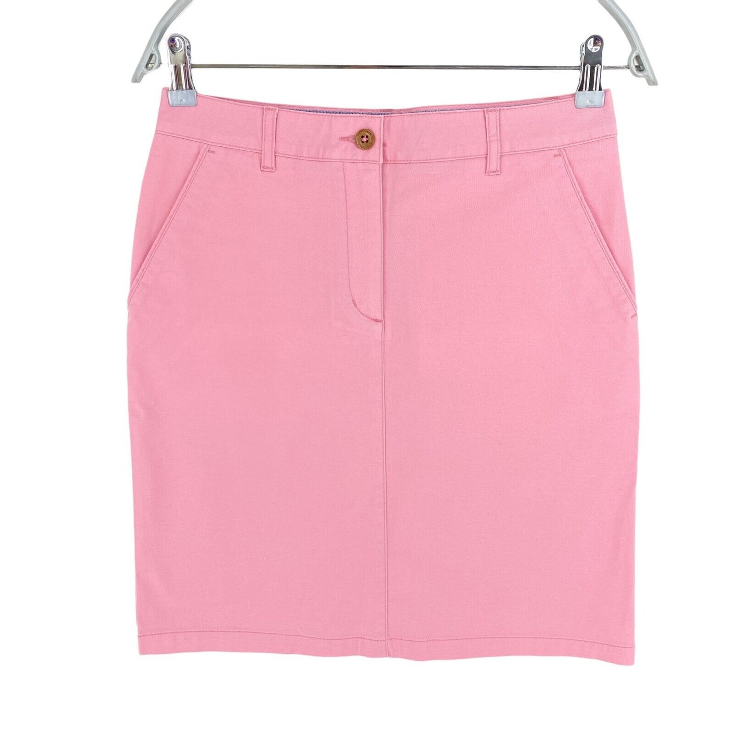 GANT Light Pink Slim Classic Chino Skirt Size EU 36 UK 8 US 6