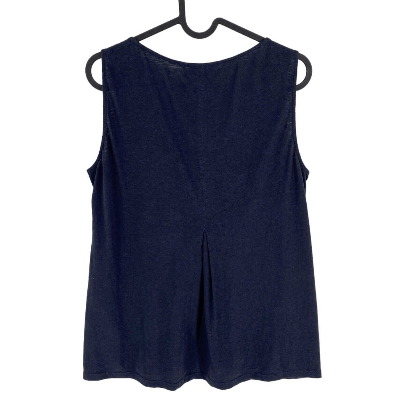 ODD MOLLY Women Navy Blue Lets Love Sleeveless Top Size 2 / M