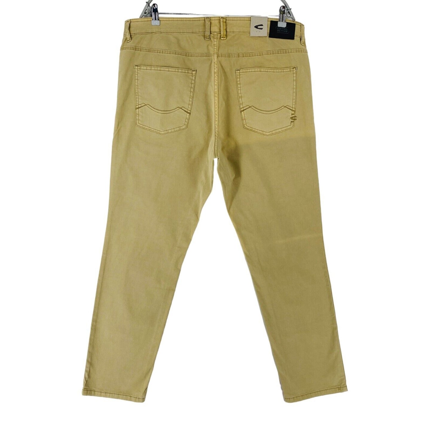 Camel Active WOODSTOCK Beige Mens Relaxed Straight Fit Jeans Trousers W40 L32