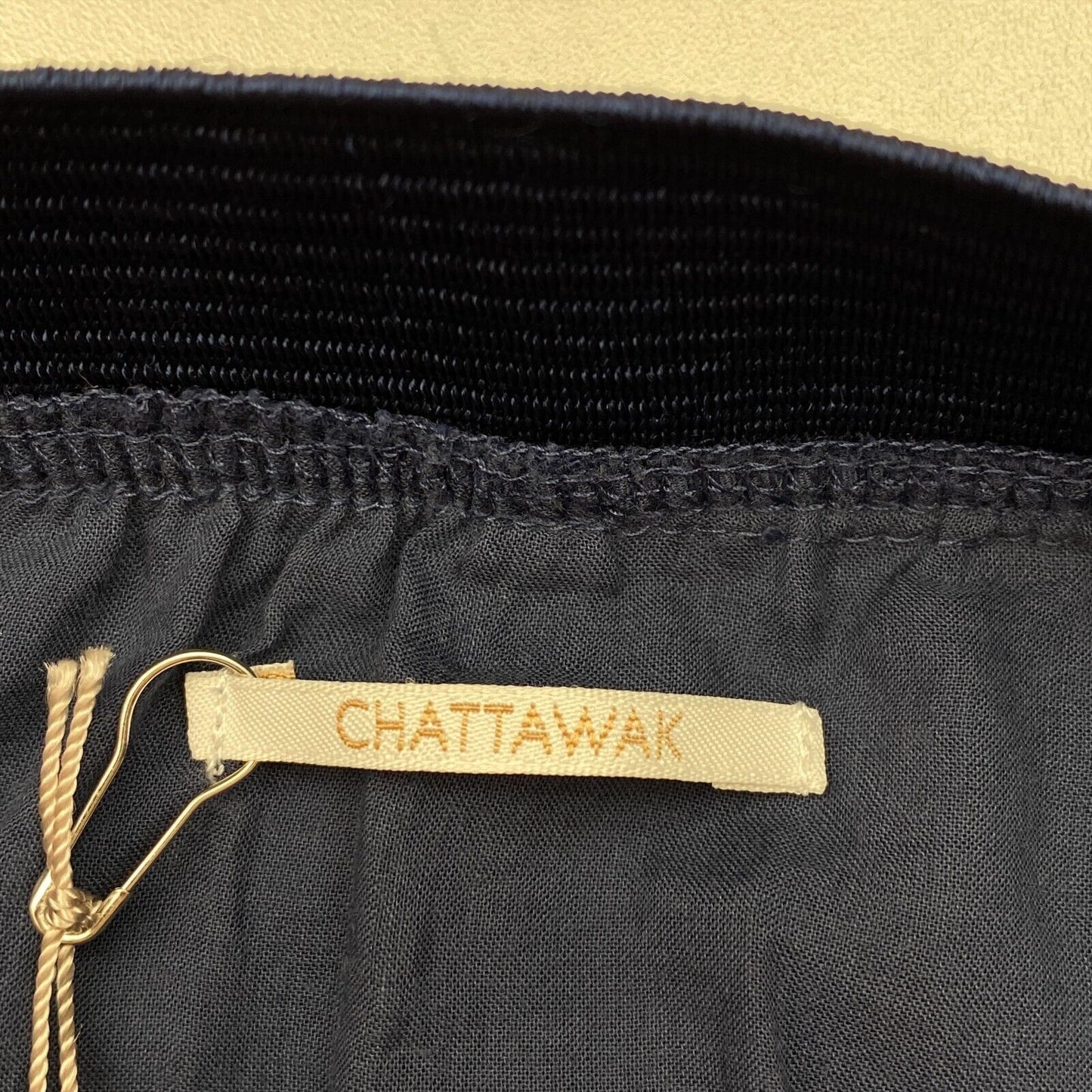 CHATTAWAK Jupe évasée bleu marine Taille EU 34 UK 6 US 4