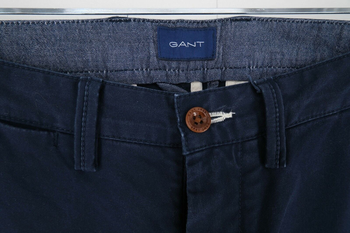 GANT Blue Slim Fit Chino Pants Trousers Size W31 L34