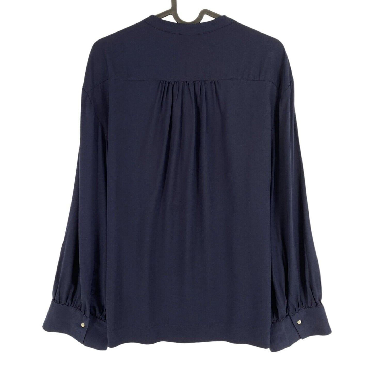 GANT Blouse à revers large bleu marine Taille EU 38 UK 10 US 8