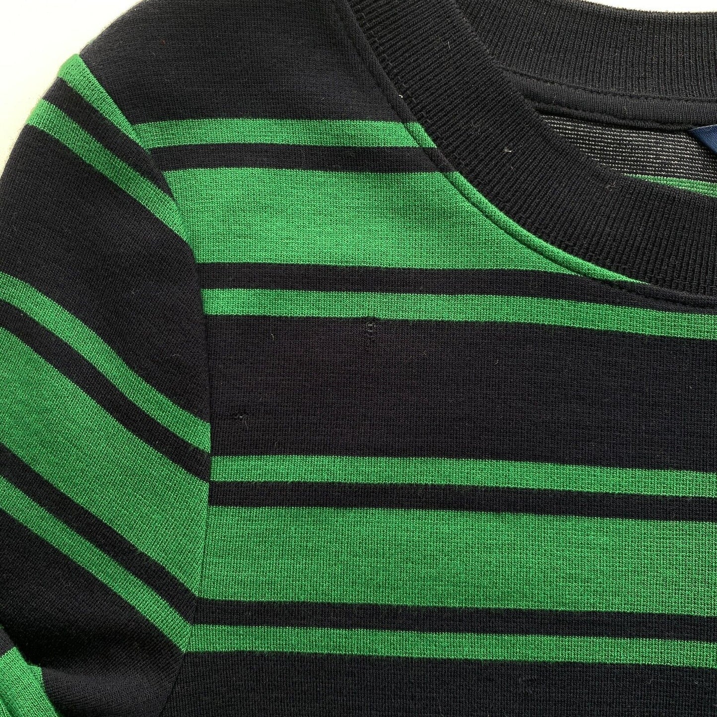 GANT Dark Green Striped Crew Neck Jersey A Line Dress Size XS