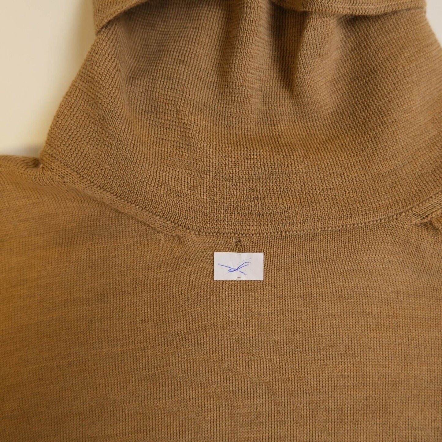 GANT Brown Turtle Neck Wool Blend Sweater Jumper Size M