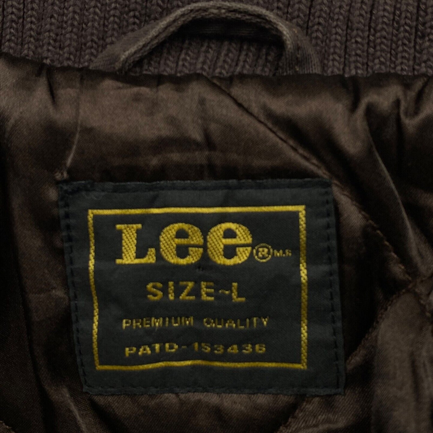 Lee Brown 100% Cotton Jacket Coat Size L