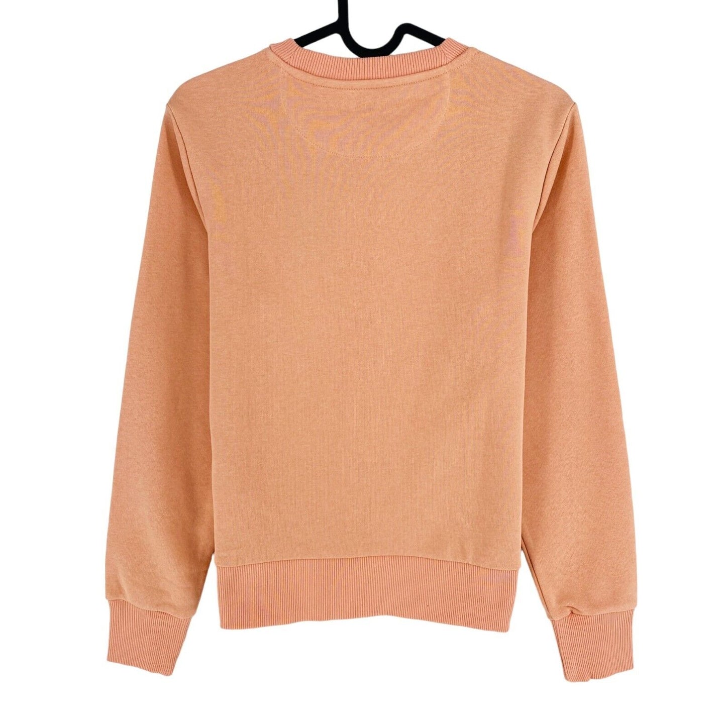 GANT Pinkish Orange Tonal Archive Shield Crew Neck Sweater Jumper Size XS