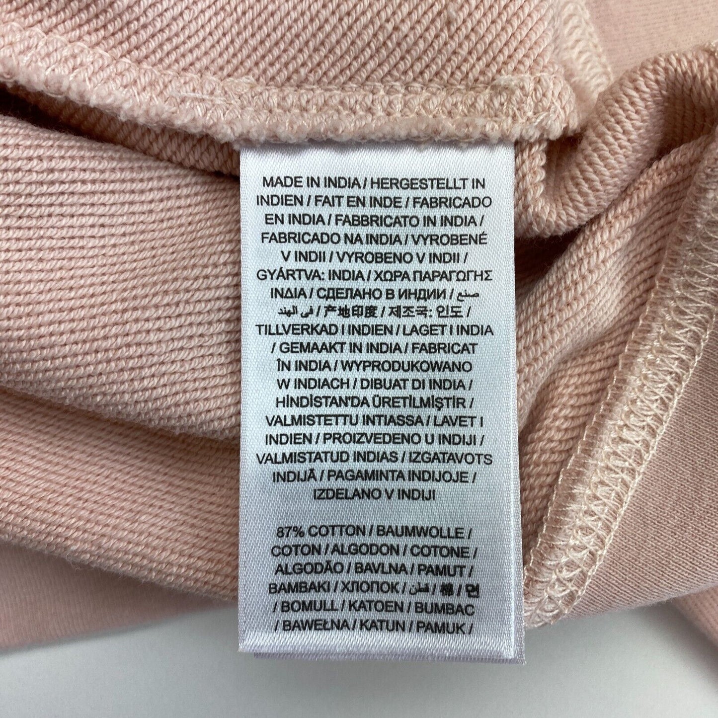 GANT Pullover mit Rundhalsausschnitt und Logo in Pink, Größe S