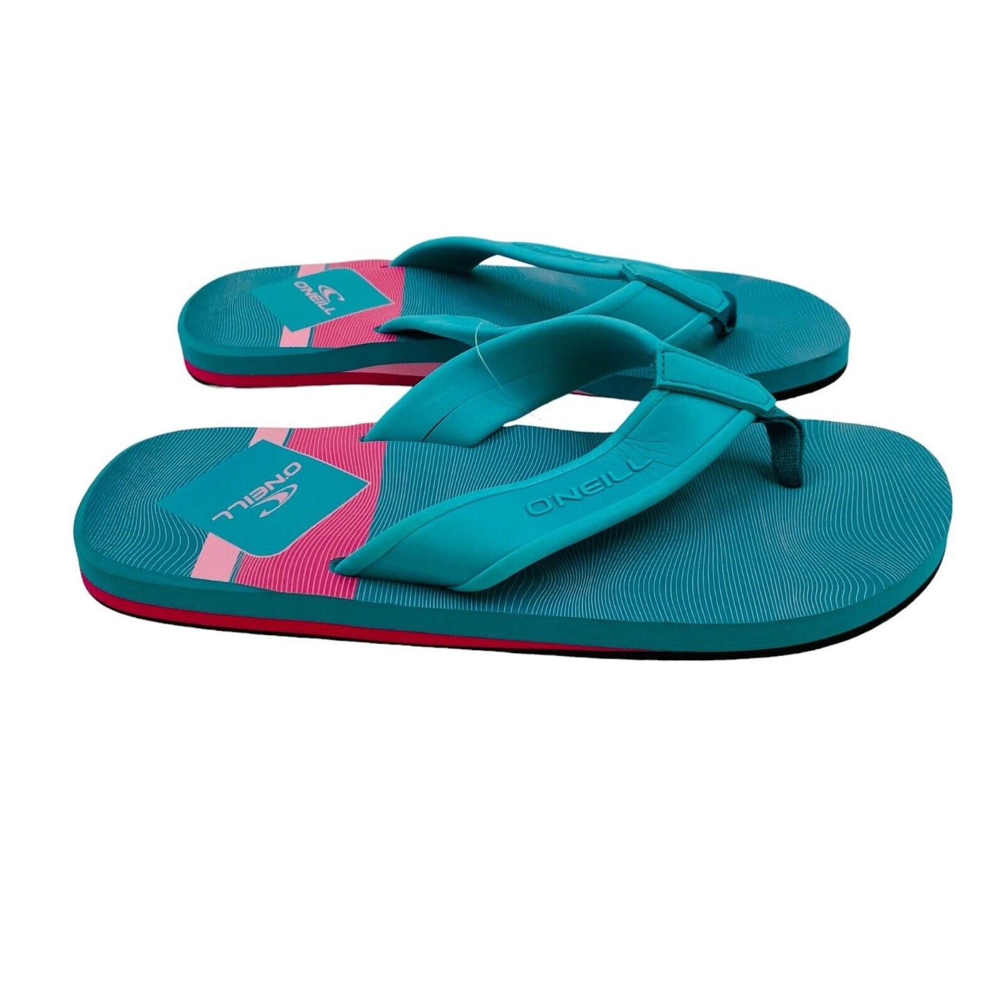 O'NEILL Light Blue Mens Beach Sandals Flip-Flops Size EU 42 UK 8 US 9