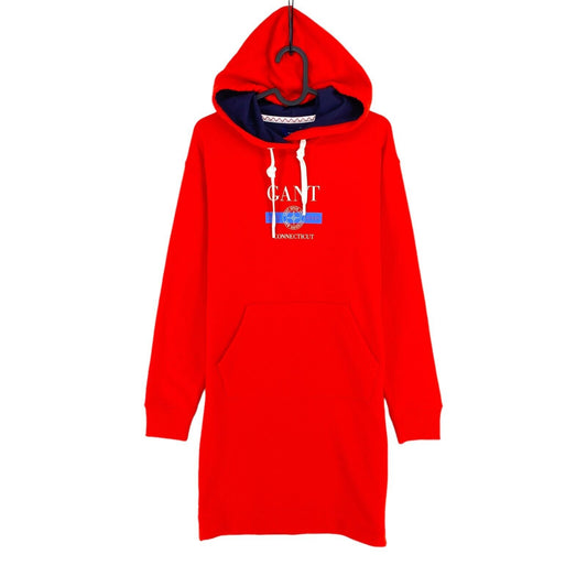 GANT Robe à capuche nautique rouge à manches longues Taille S