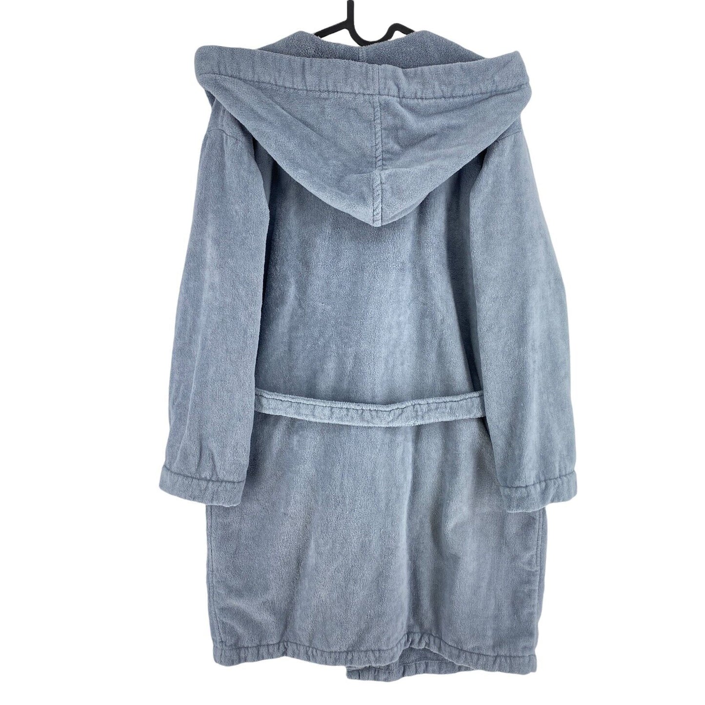 GANT Blue 100% Cotton Hooded Robe Size Unisex S