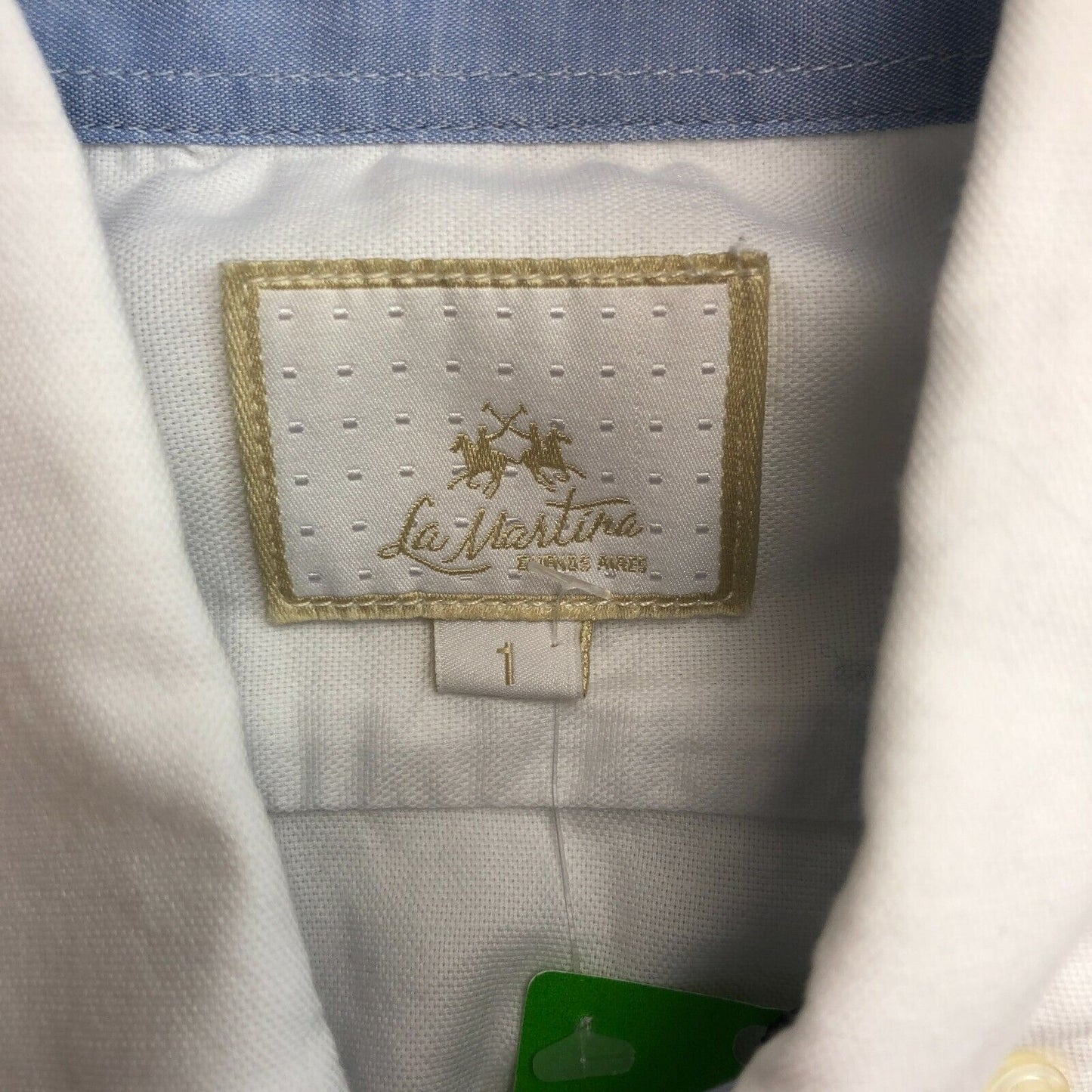 LA MARTINA White Oxford Shirt Size 1 / S