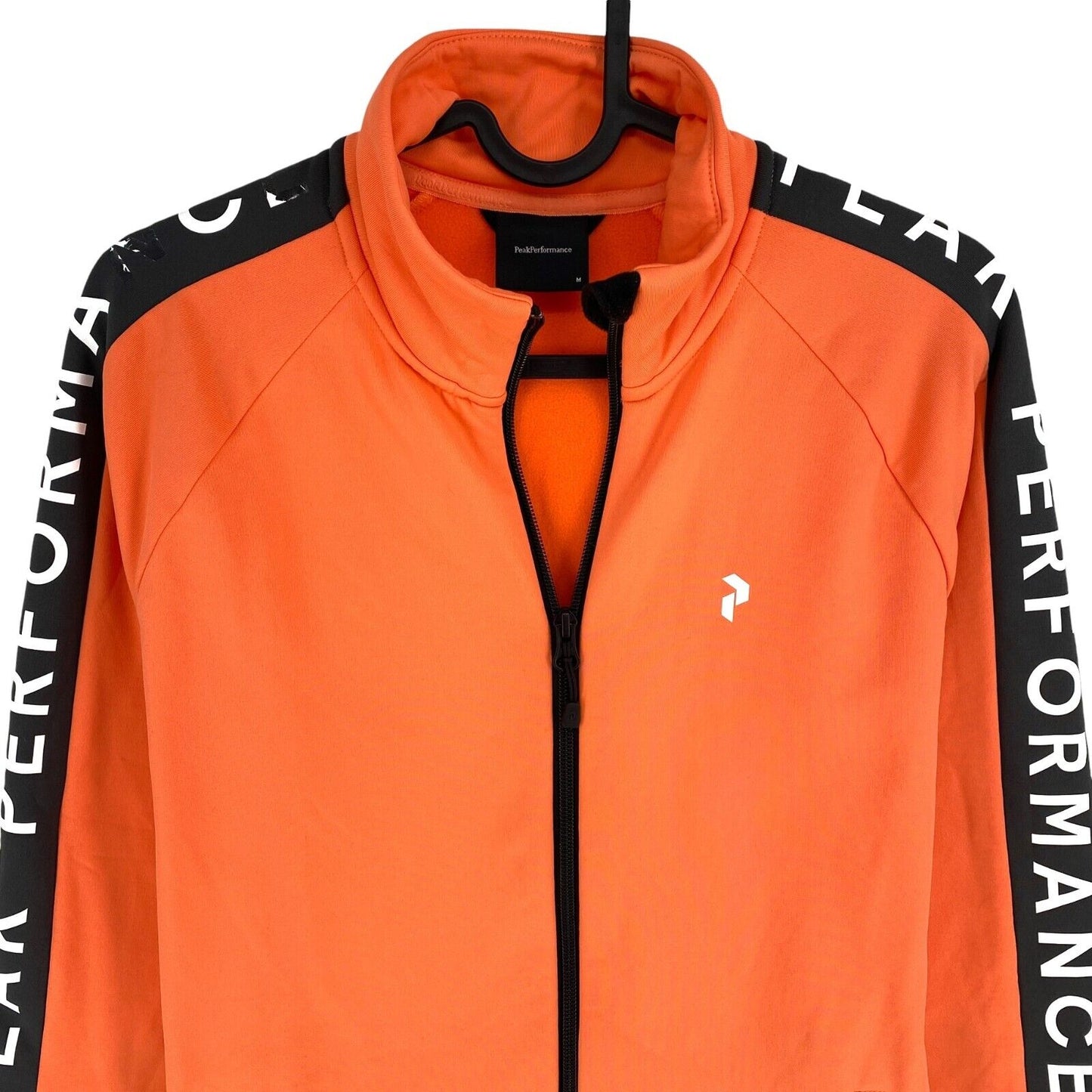 Peak Performance Women Orange Rider Full Zip Jacket Size M