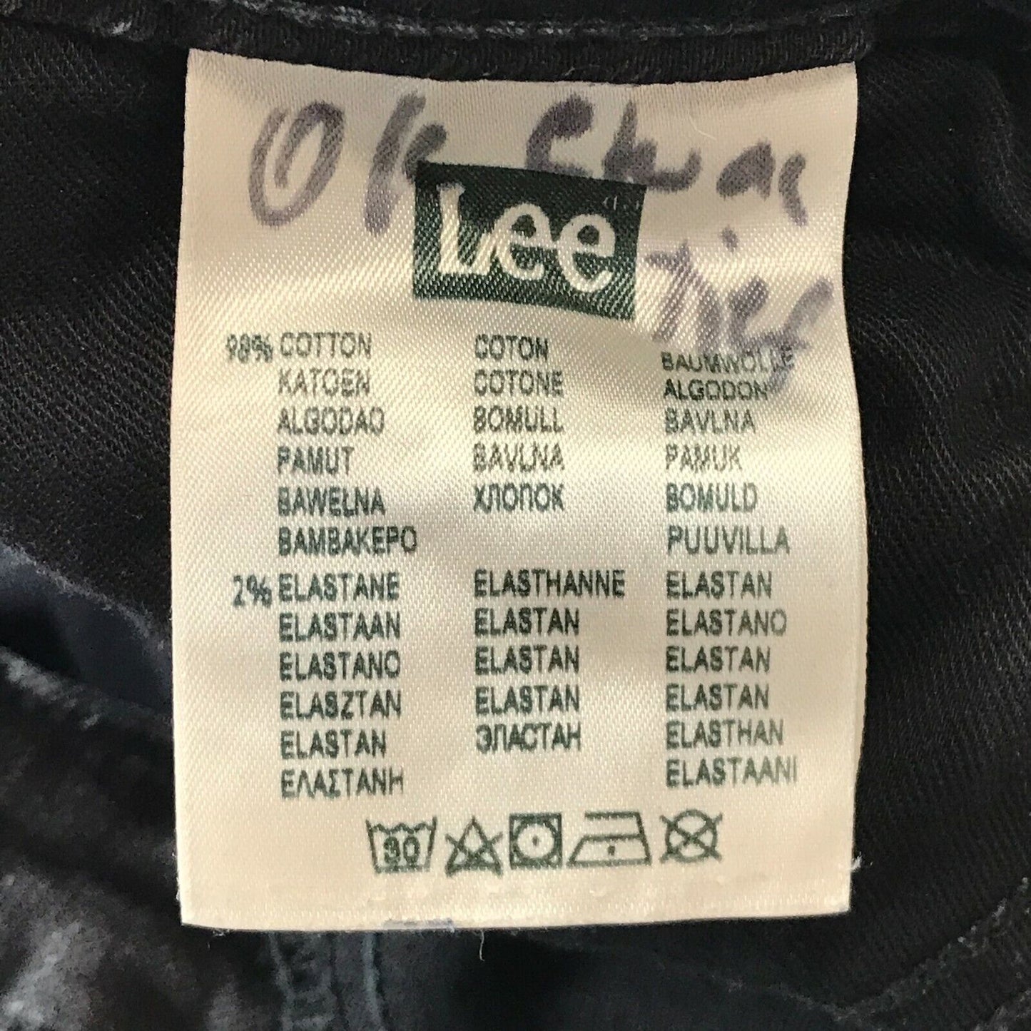 Lee MARION Damen Jeans in normaler Straight Fit, Dunkelgrau, Größe W33 L33