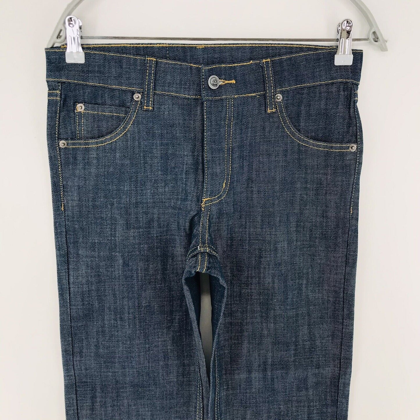 CHEAP MONDAY 70S STR Damen Jeans in Dunkelblau mit normaler Bootcut-Passform, W29 L32