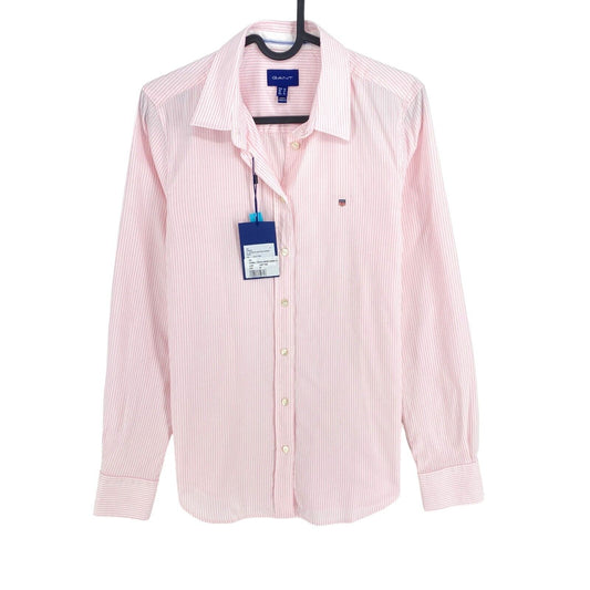 GANT Rosa Stretch Oxford Banker Streifenhemd Größe EU 38 UK 10 US 8