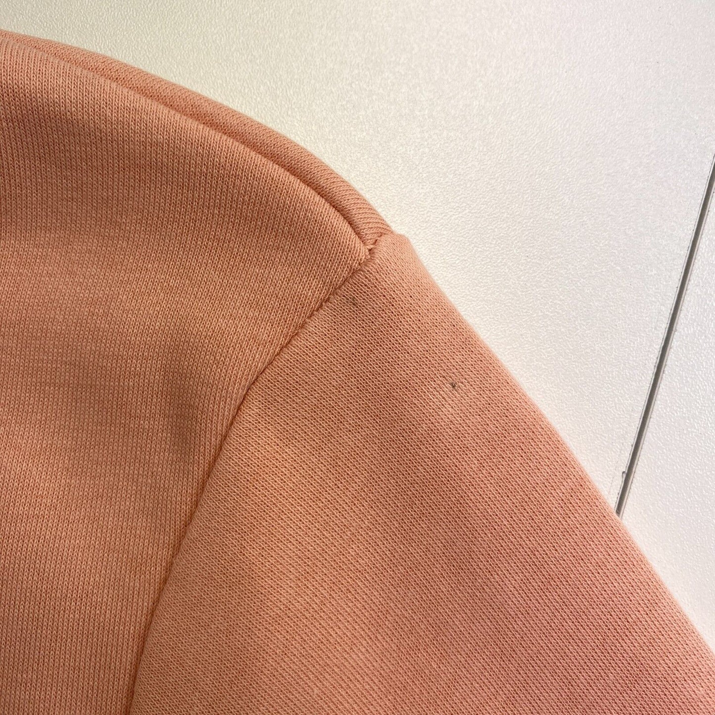 GANT Pinkish Orange Tonal Archive Shield Crew Neck Sweater Jumper Size XS