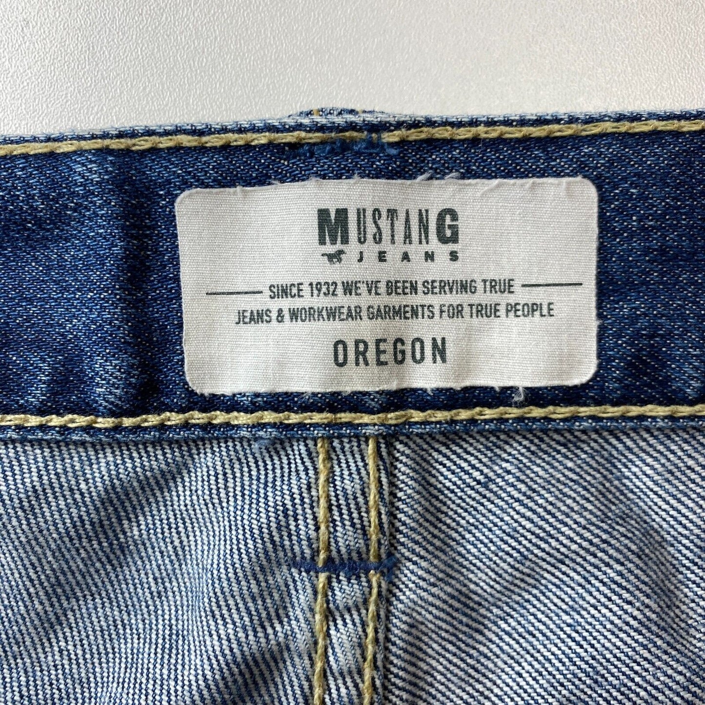 Mustang OREGON Regular Straight Fit Jeans Size W38 L40