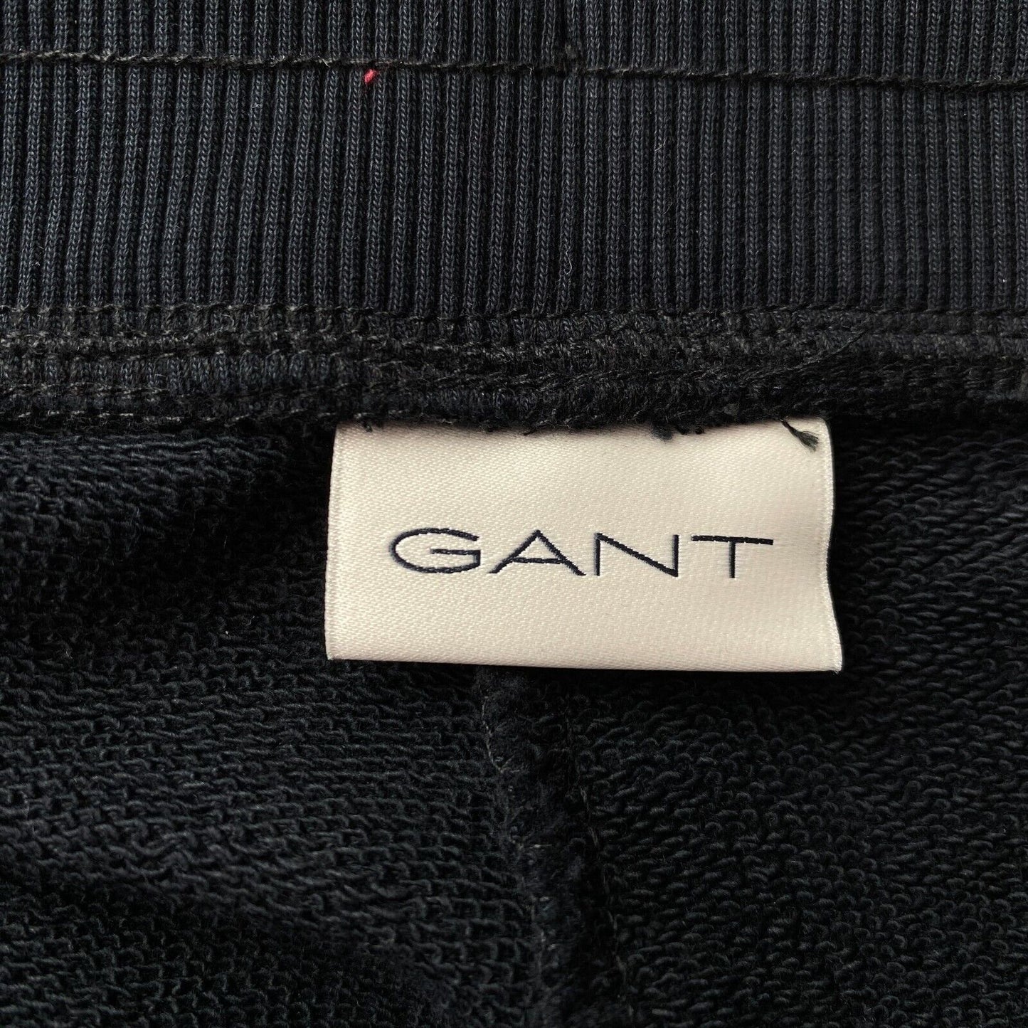 GANT Black Mens Regular Fit Cuffed Sweat Pants Trousers Size 2XL XXL