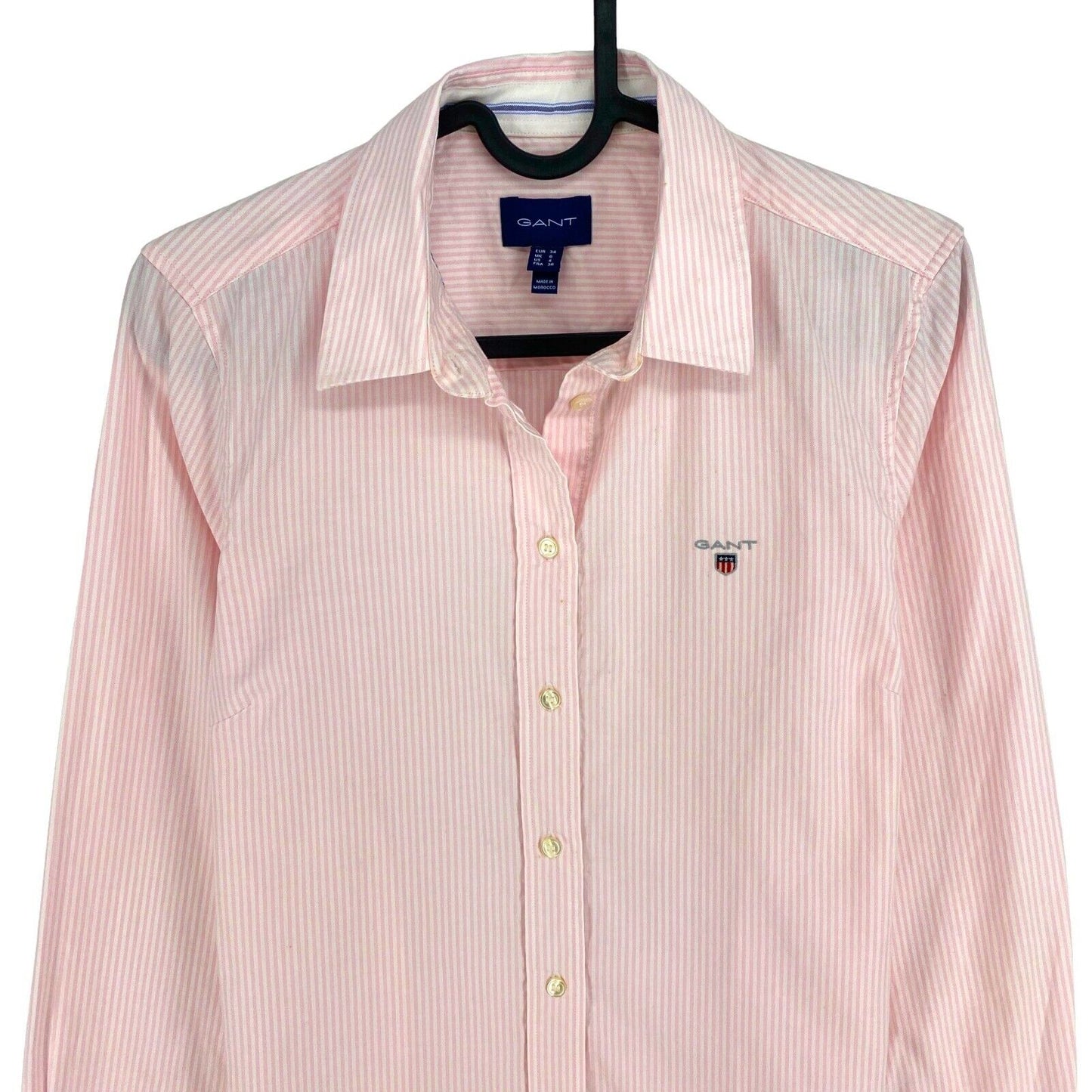 GANT Pink Striped Stretch Shirt Size EU 34 UK 6 US 4