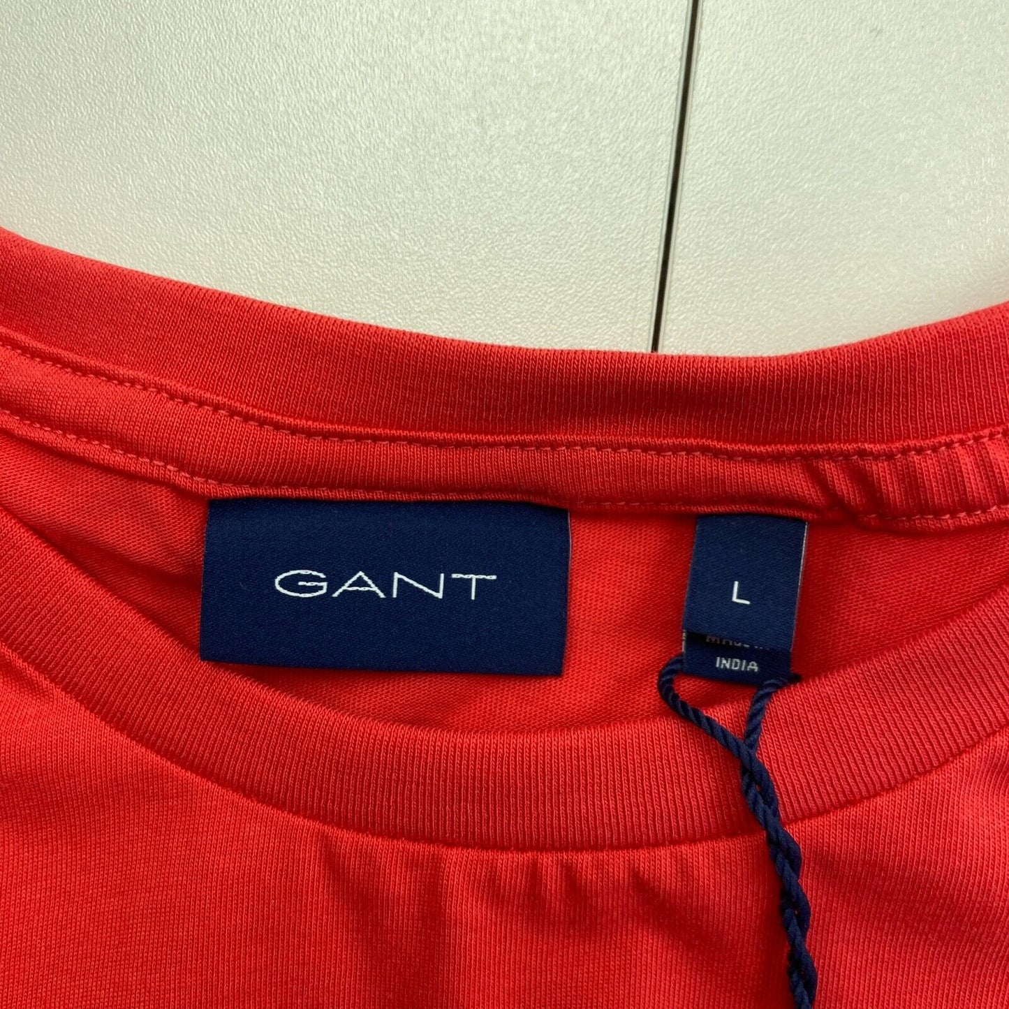 GANT Pink Original Crew Neck Short Sleeves T Shirt Size L