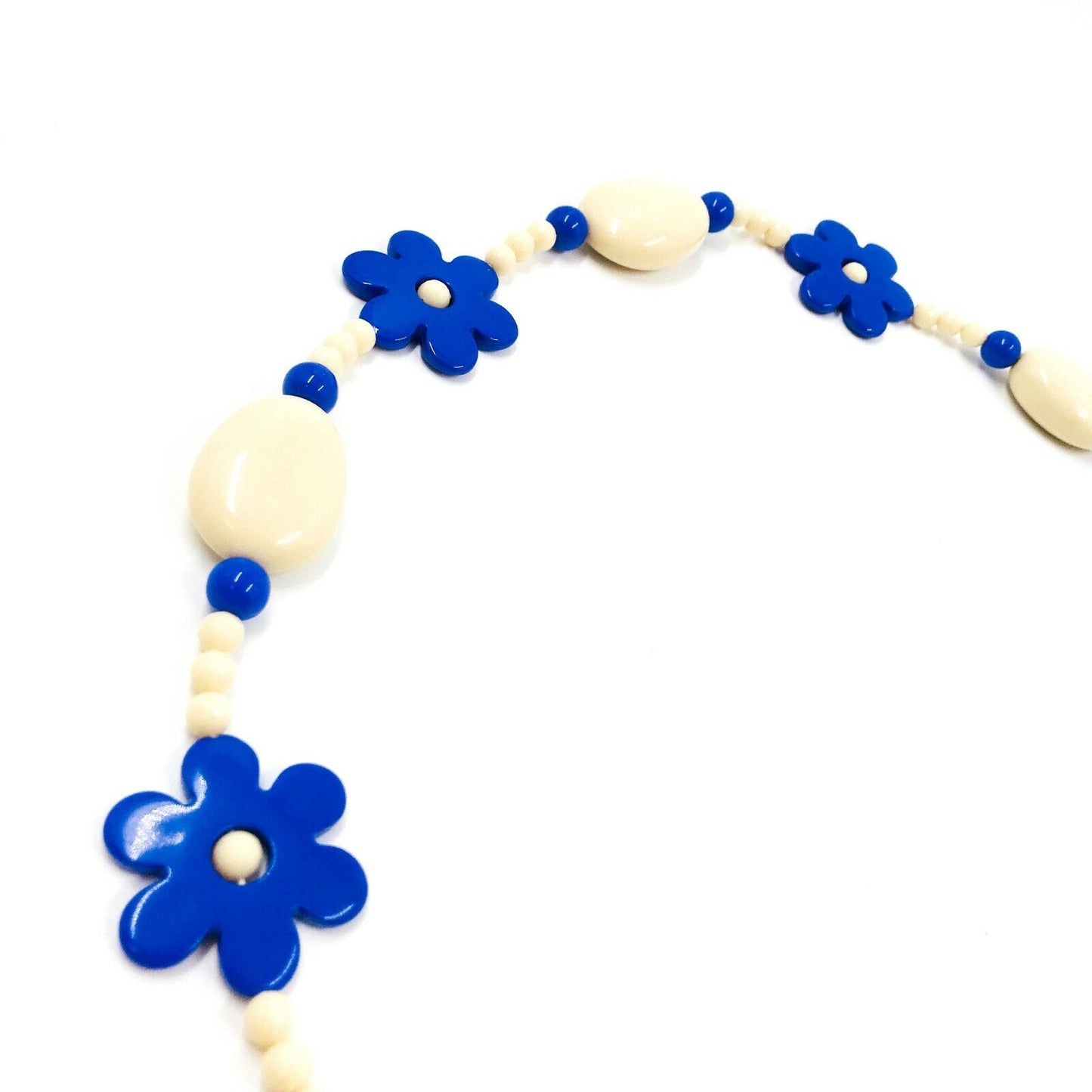 Persona Italian Designer Ladies Blue Beige Necklace