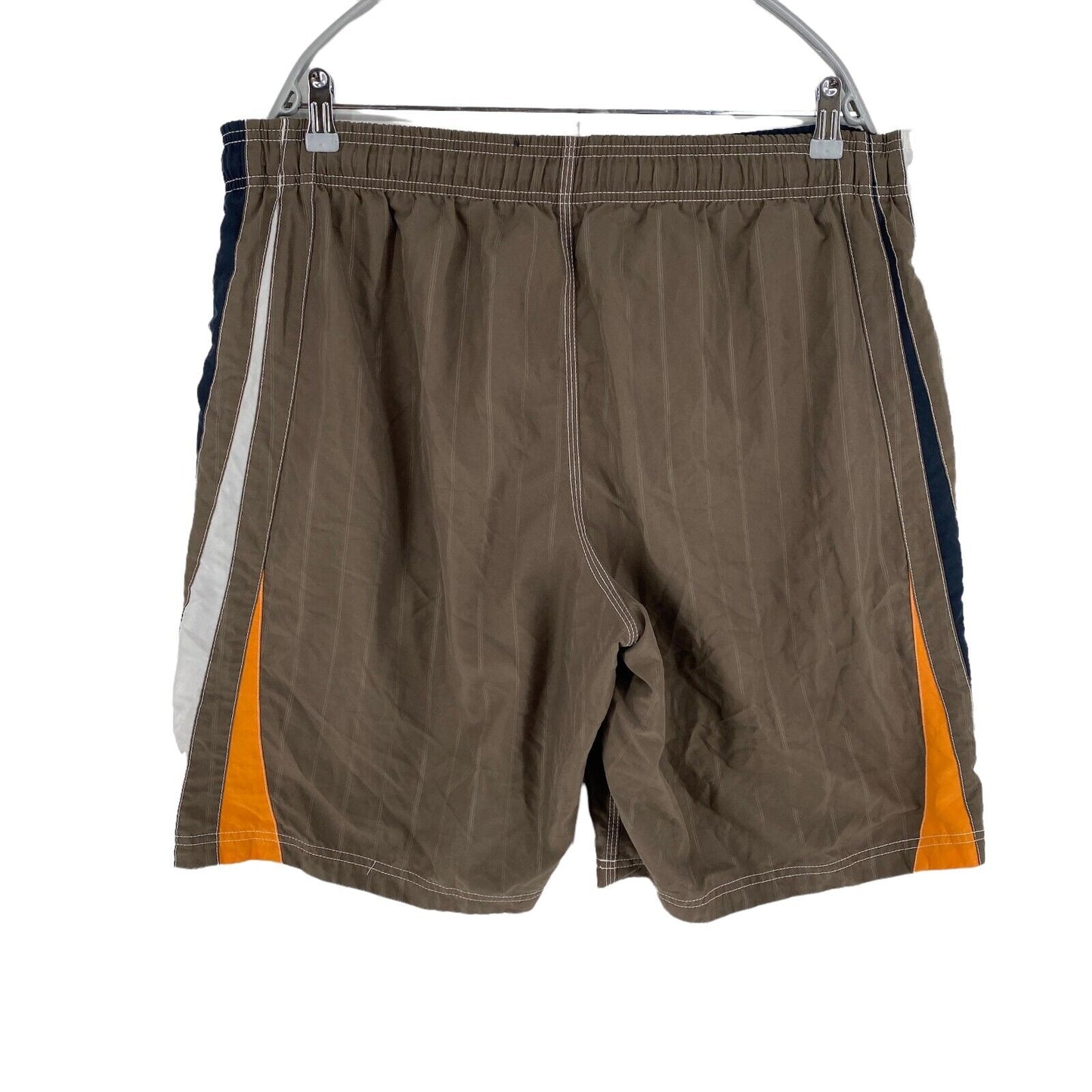 Speedo Pinstripe Braun Bademode Badehose Shorts Größe L