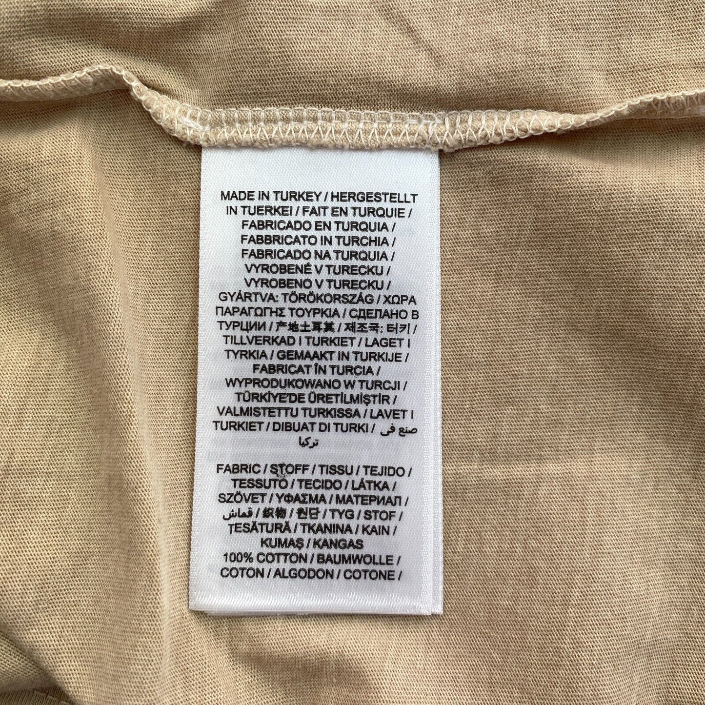 GANT T-Shirt mit Rundhalsausschnitt, sonnenverblasst, Braun, Größe XS