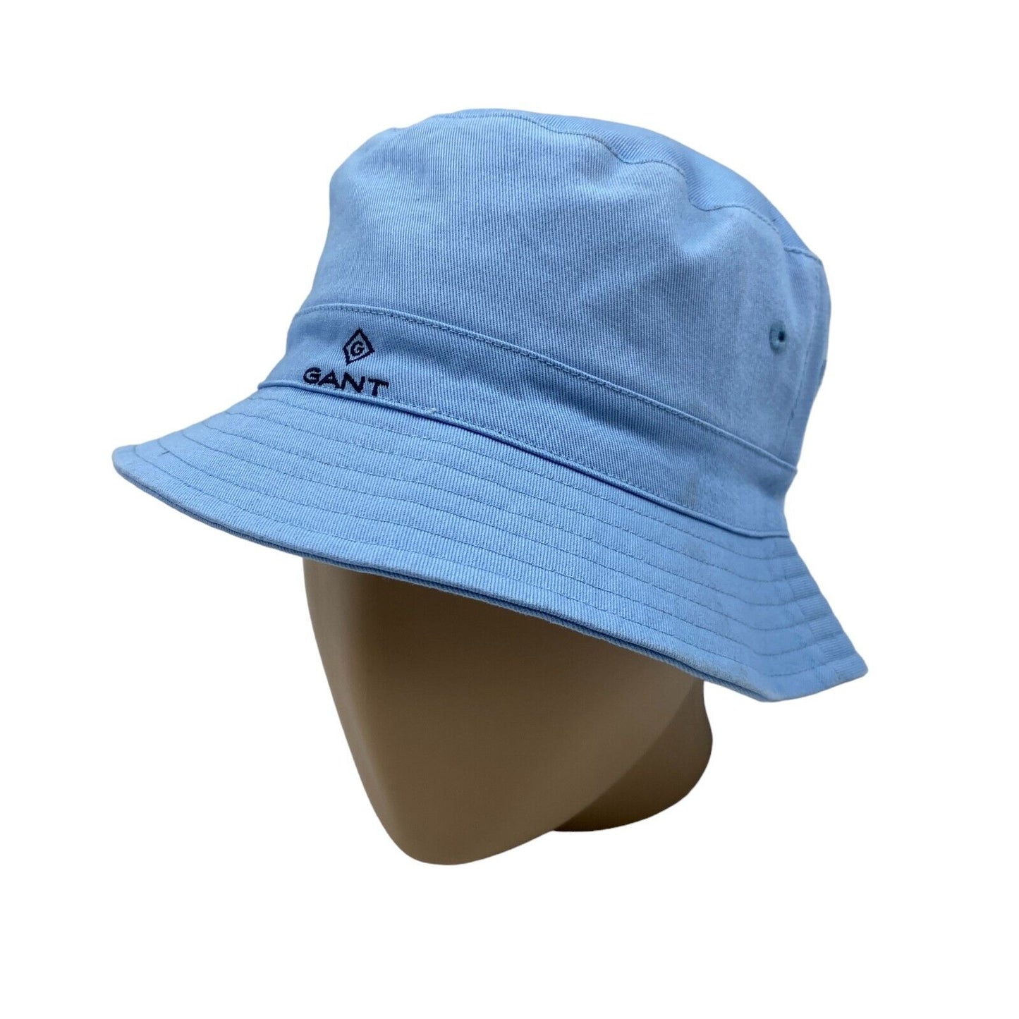 GANT Mens Light Blue Cotton Bucket Hat Size L / XL