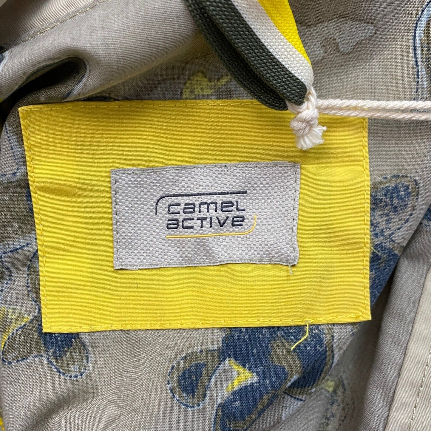 CAMEL ACTIVE Yellow Water Repellent Hood Coat Jacket Size EU 36 UK 8 US 6