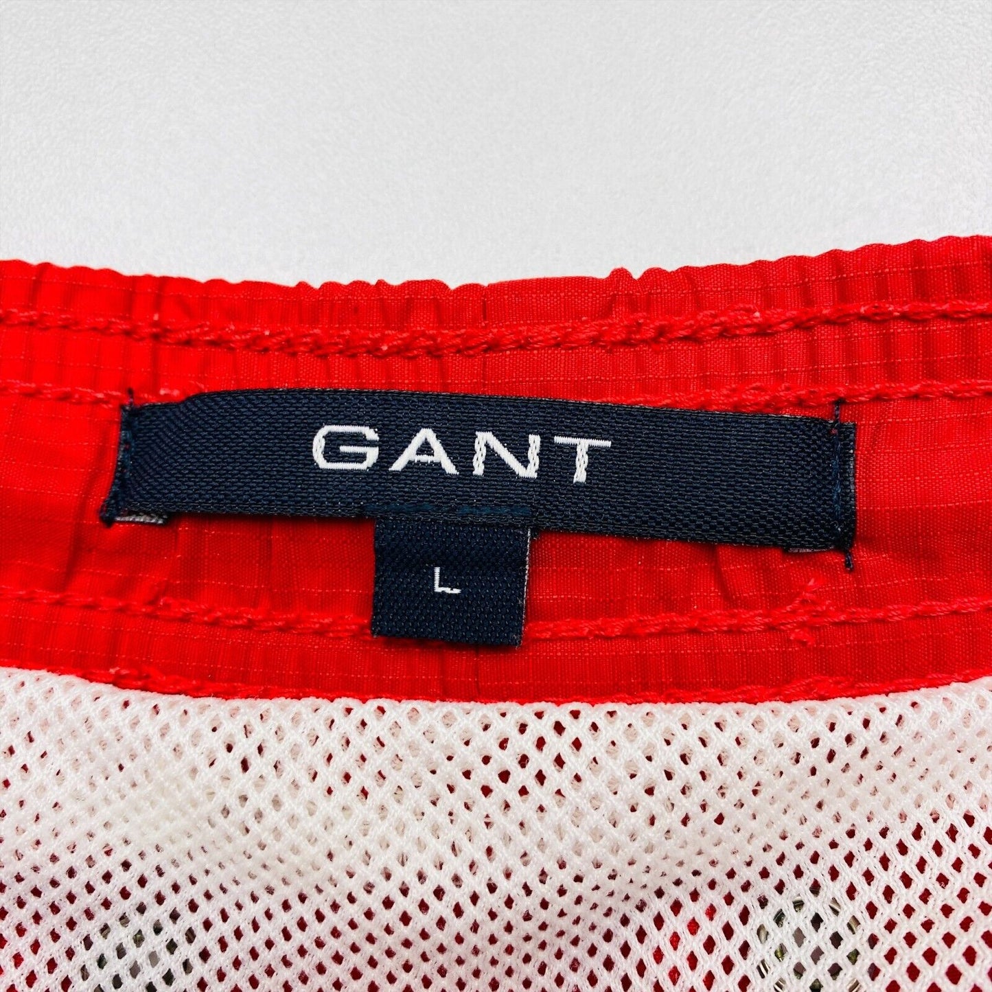 GANT WINDSHEAR EVENT YACH RACING Red Swimwear Swimming Trunks Shorts Size L W40