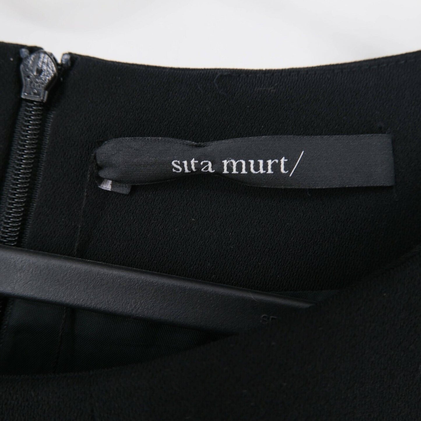 SITA MURT Black Crew Neck Dress Size 42 44