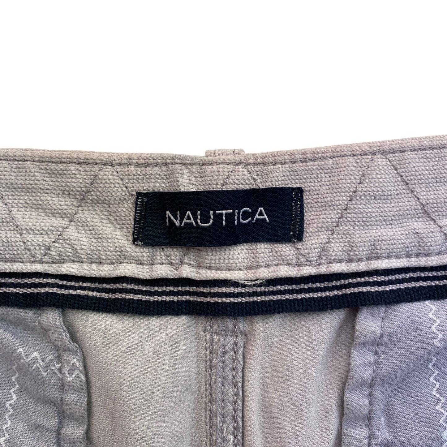 NAUTICA Grey Corduroy Chino Pants Trousers W31 L34