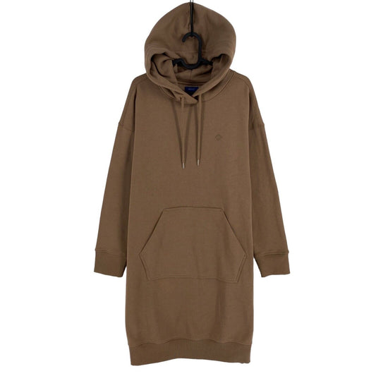 GANT Brown Icon G Hoodie Dress Size L