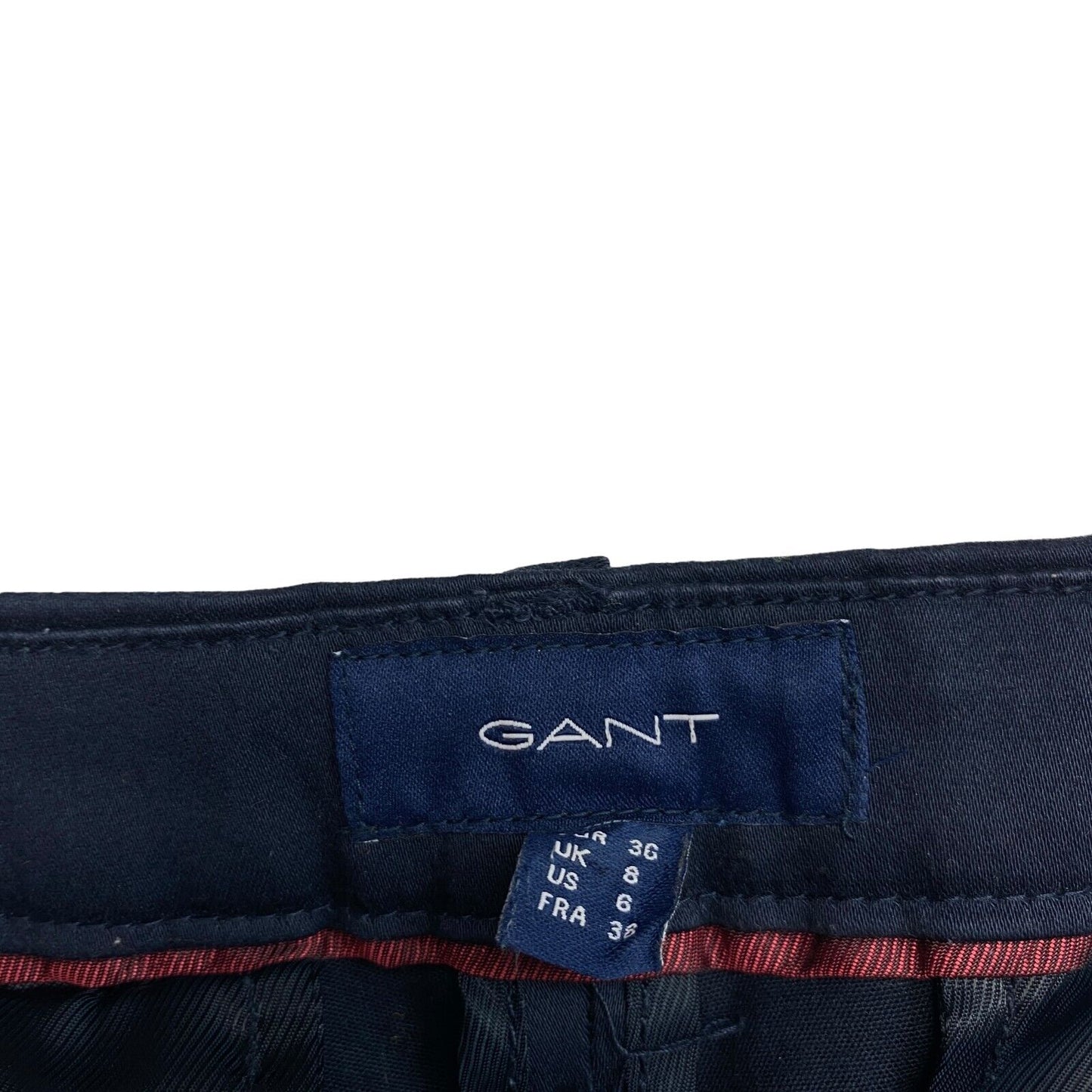 GANT Navy Blue Tech Prep Chino Pants Trousers Size EU 36 UK 8 US 6