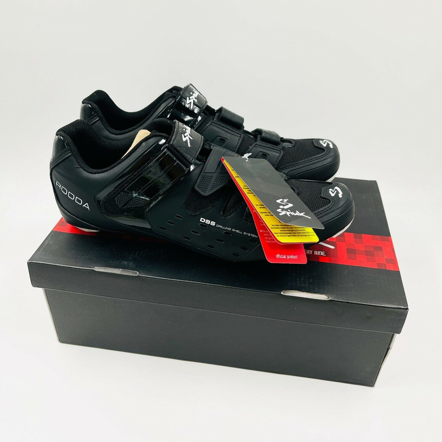 Spiuk RODDA Noir Chaussures de Cyclisme Route Taille EUR 45 US 10.5 UK 11