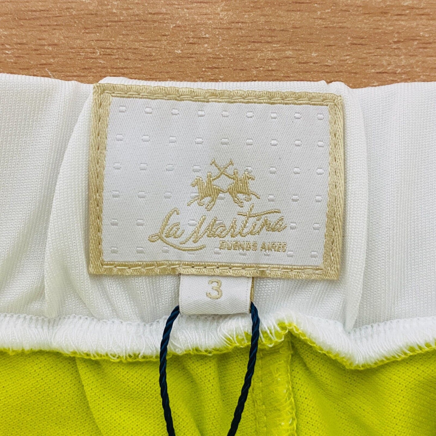 LA MARTINA Women Light Green Stretch Piquet Sweat Shorts Size 3 - M