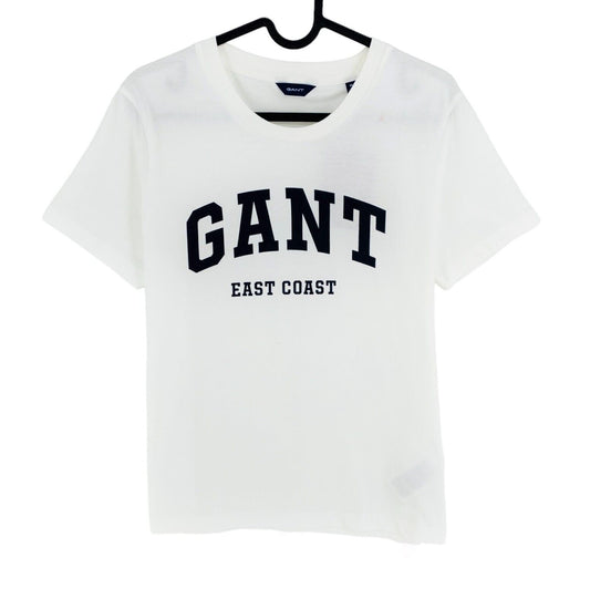 GANT Weißes MD. T-Shirt mit Rundhalsausschnitt, Größe M