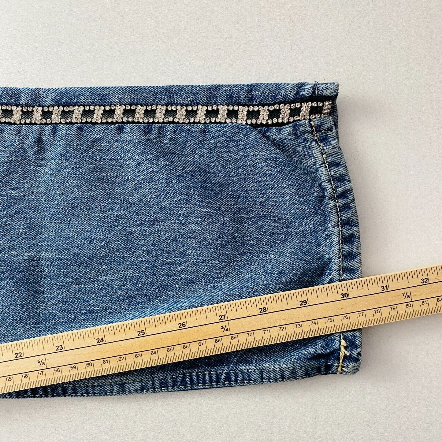 MANGO Women Blue High Waist Regular Straight Fit Jeans Size EUR 36 US 4 W28