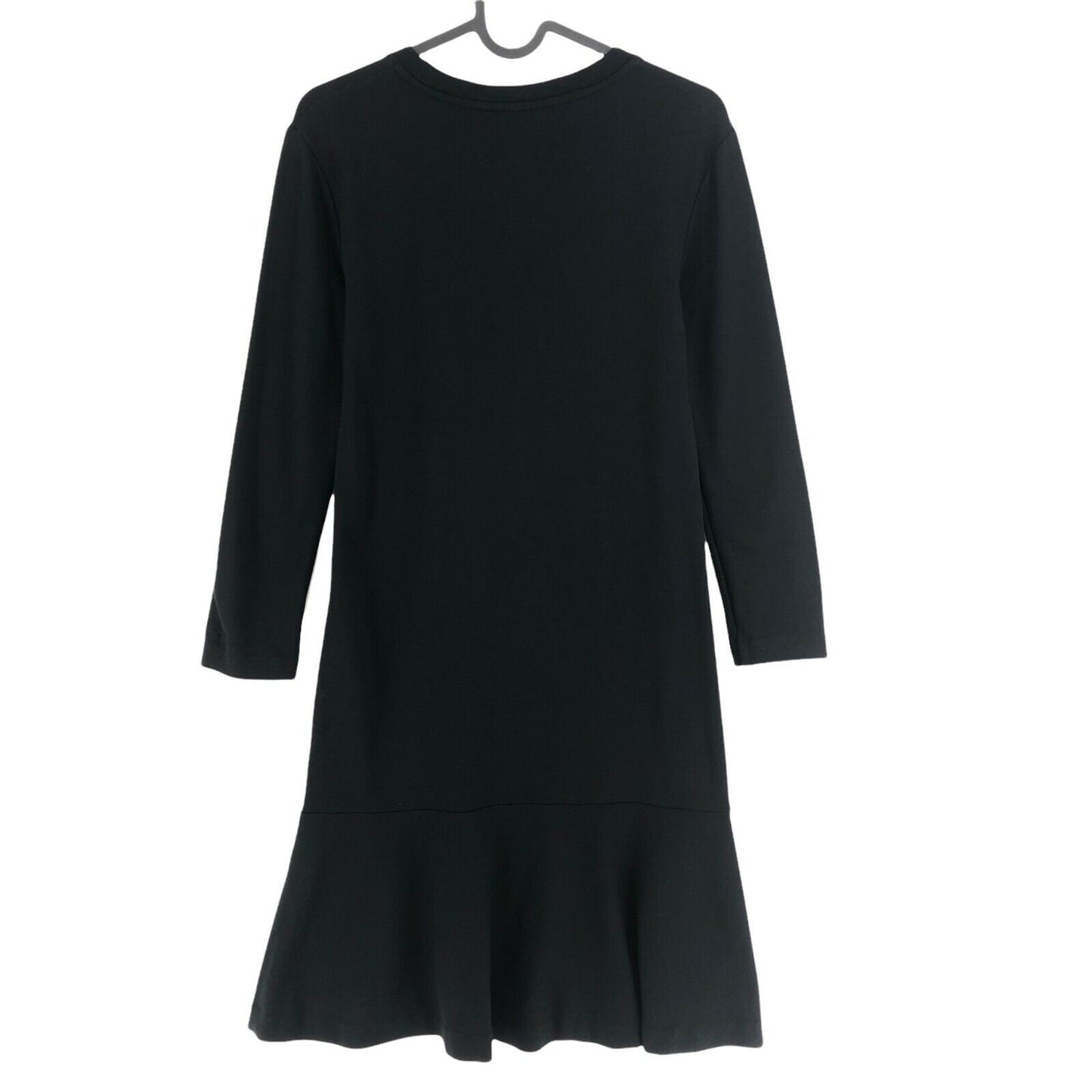 GANT Robe noire à bas évasé et col rond Taille XS