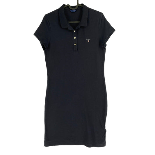 GANT Women Navy Blue Original Pique SS Polo Shirt Dress Size M