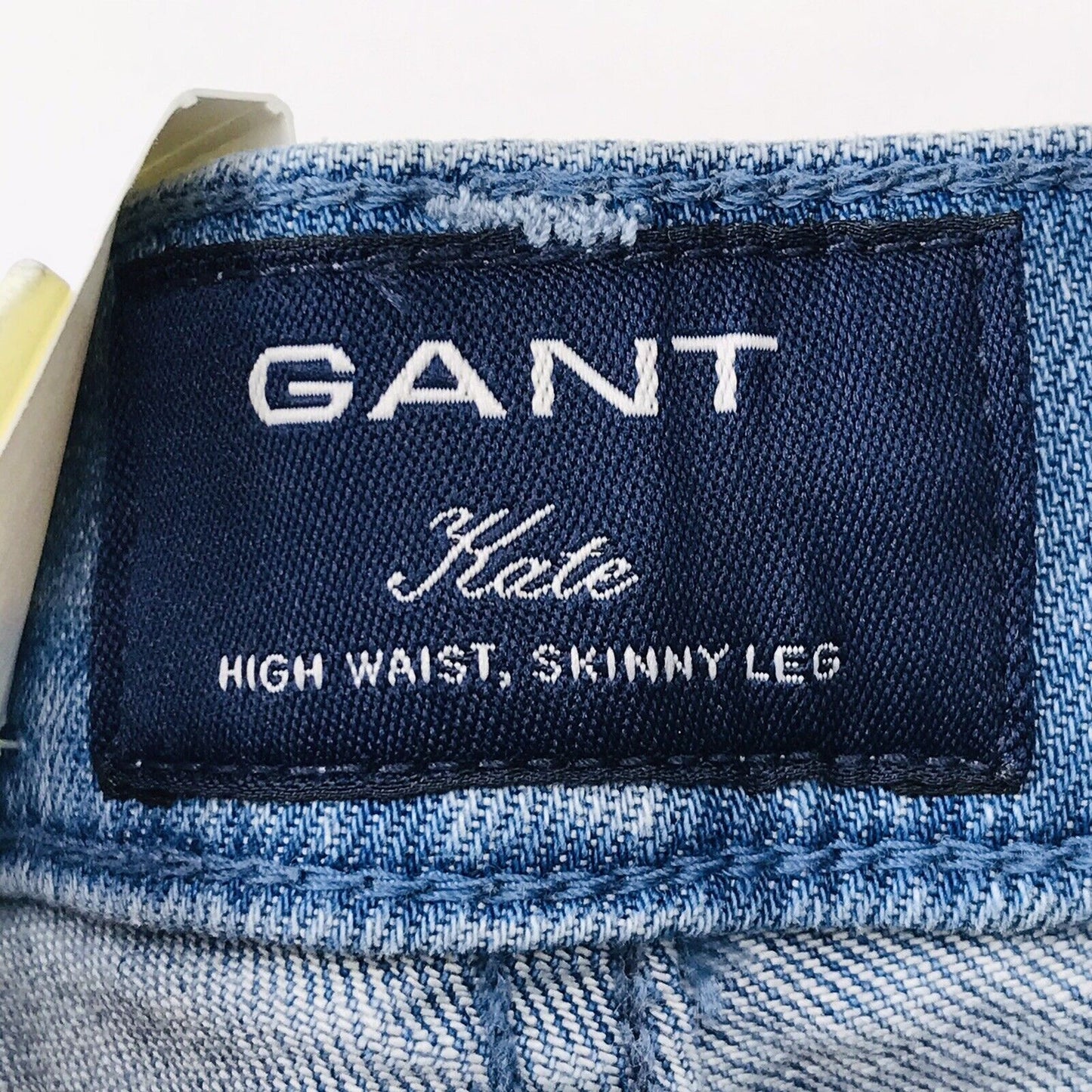 RRP €159 GANT KATE Women Blue High Waist Stretch Skinny Fit Jeans W29 L34