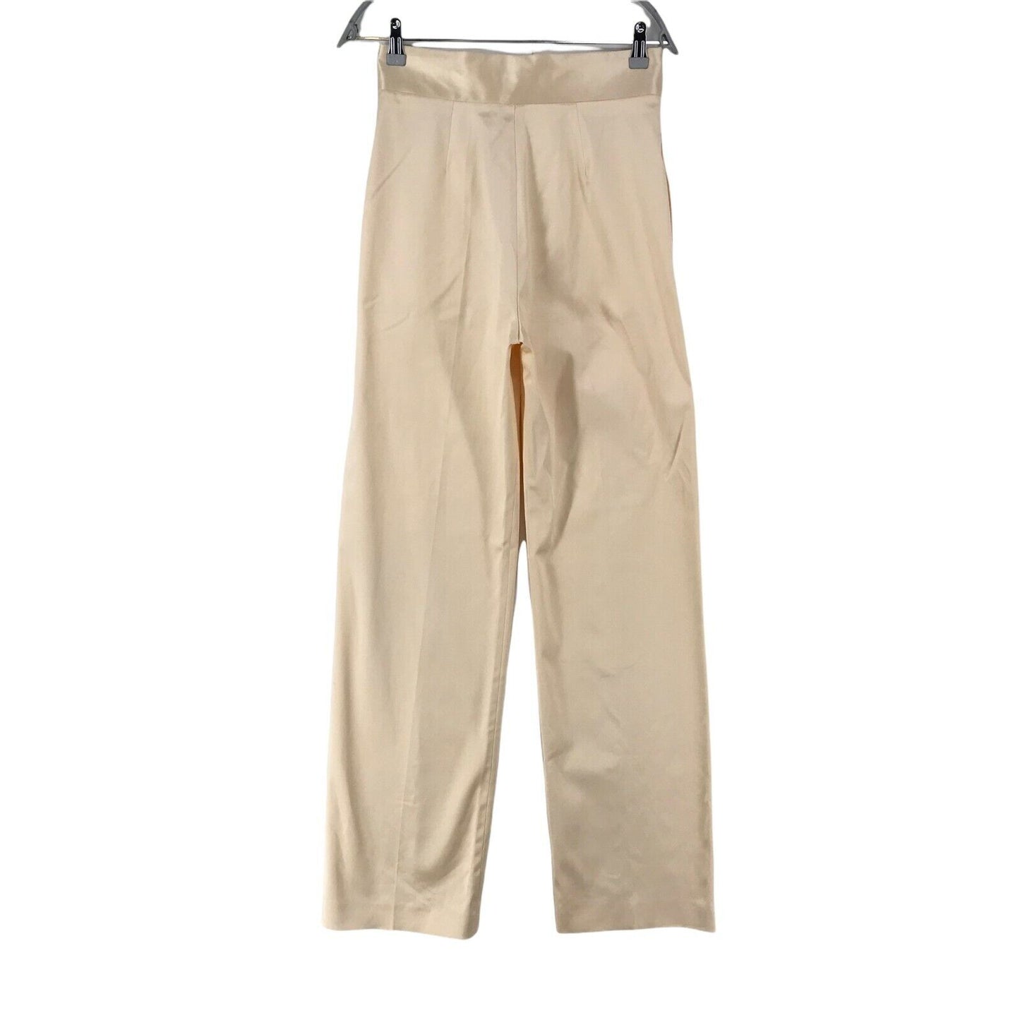 Tommy Hilfiger x Zendaya Women Beige Regular Straight Fit Trousers Size 6 W27