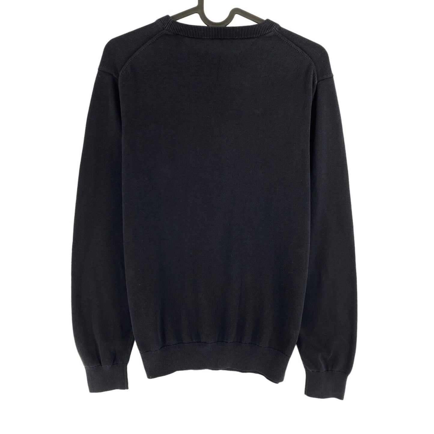 GANT Bleu Marine Lock Up Cotton Crew Neck Sweater Jumper Taille S