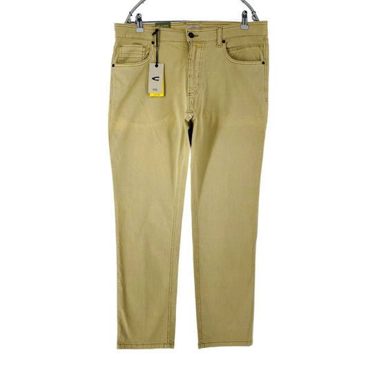 Camel Active Mens WOODSTOCK Beige Relaxed Straight Fit Jeans Trousers W36 L32