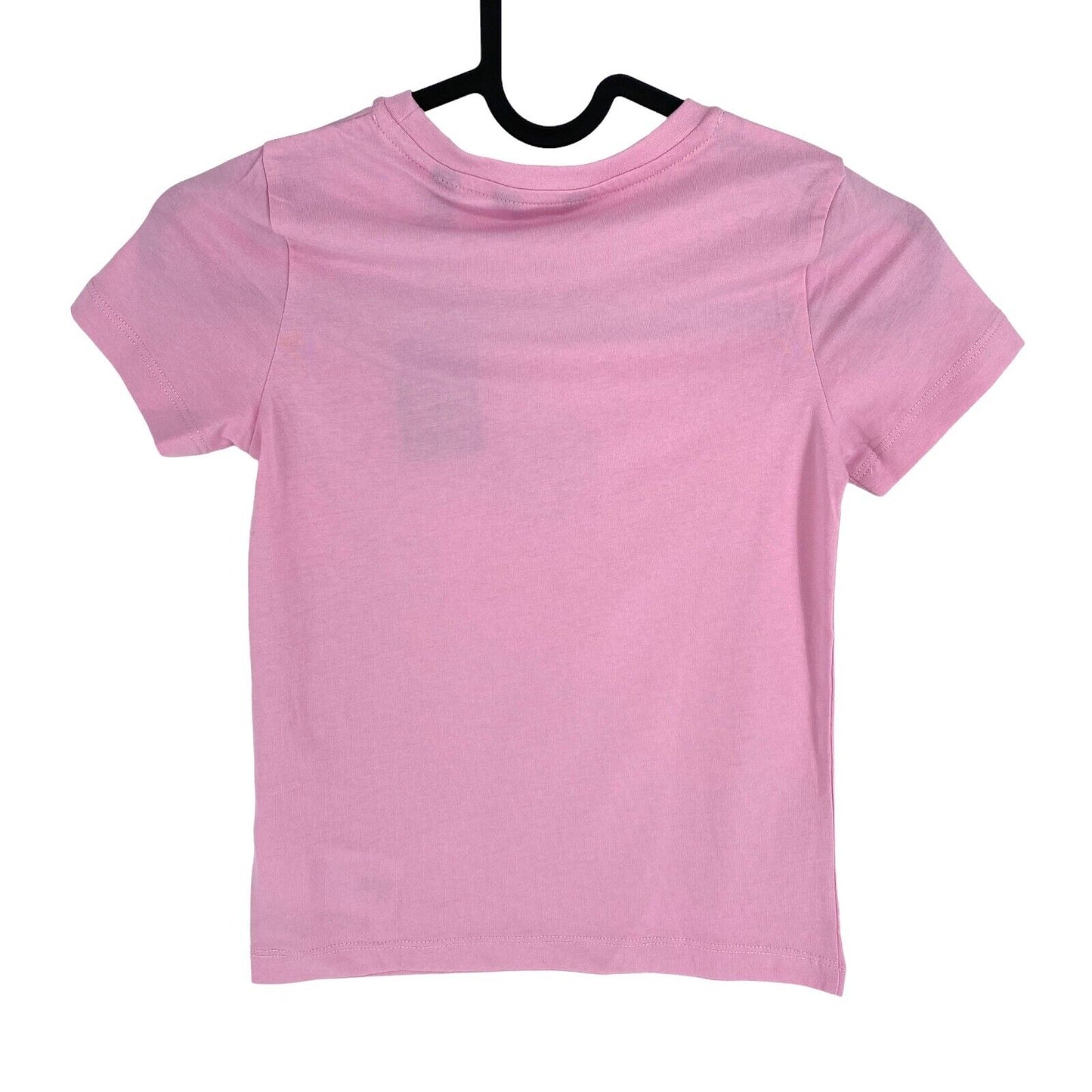 GANT Girls Pink Shield Crew Neck T-Shirt Size 5-6 Years 110/116 cm