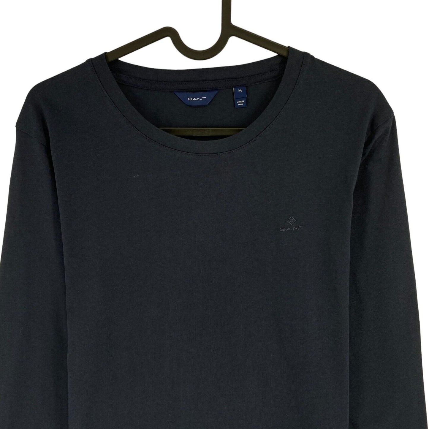 GANT Navy Blue Original Crew Neck Long Sleeves T Shirt Size M